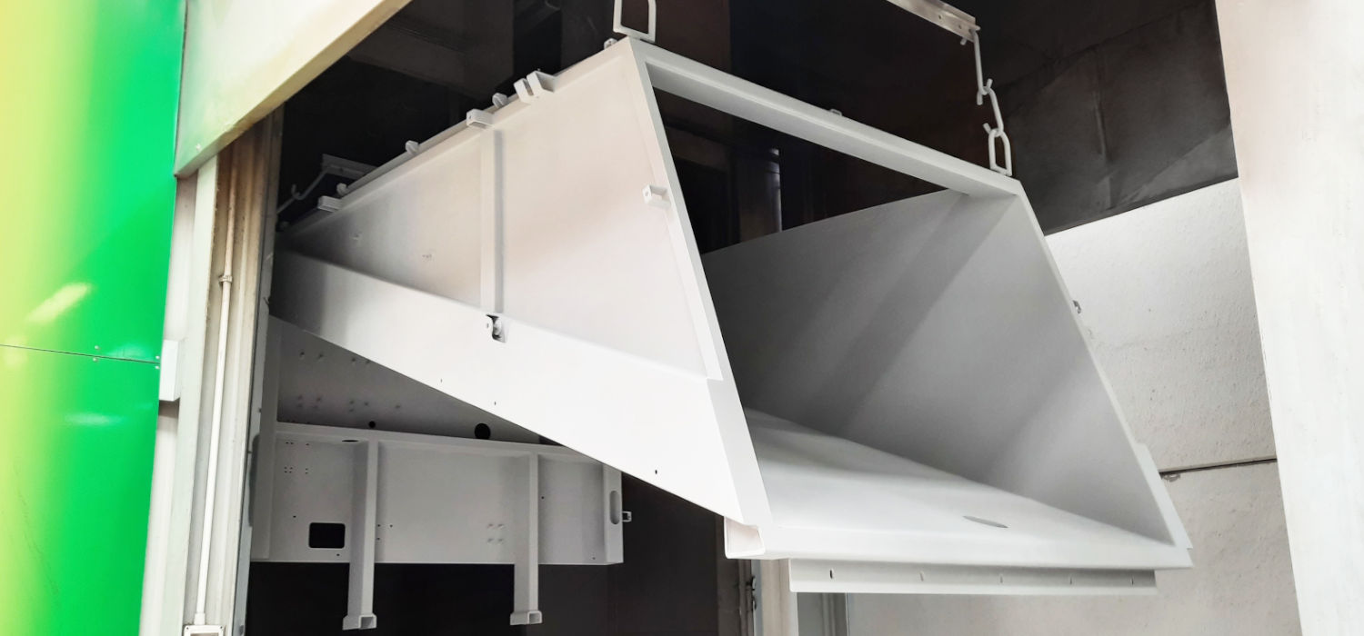 verniciatura polvere grigio forno cottura